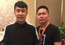 广州太阳成集团与明星合影